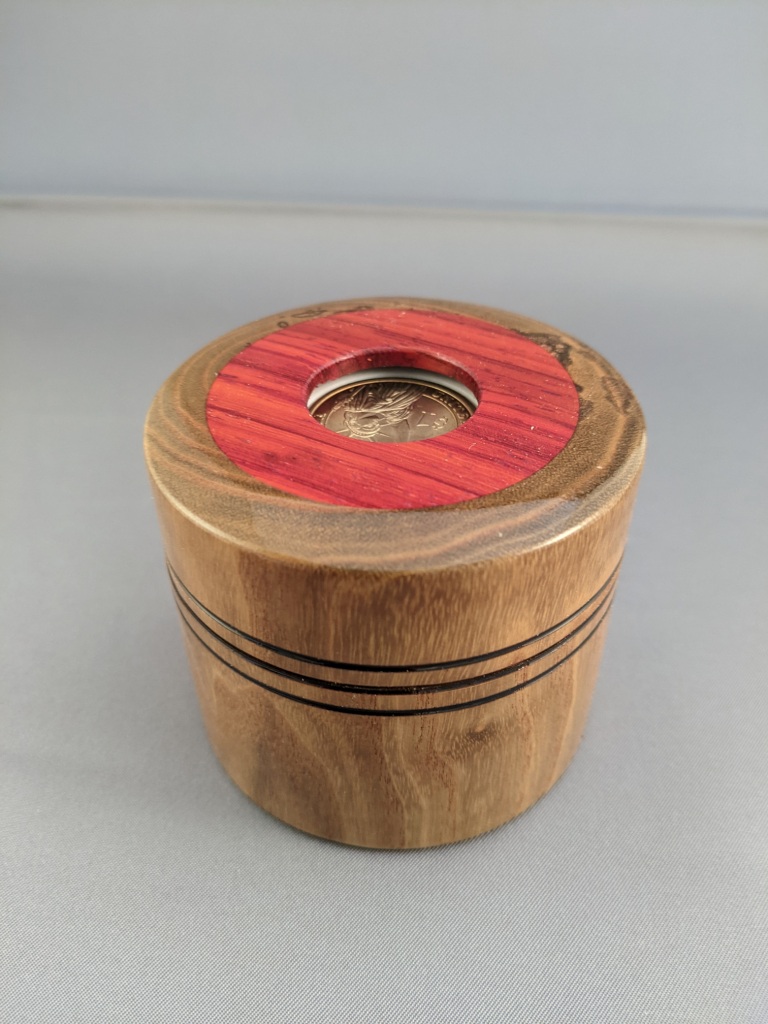 Push to Open Coin Puzzle Box